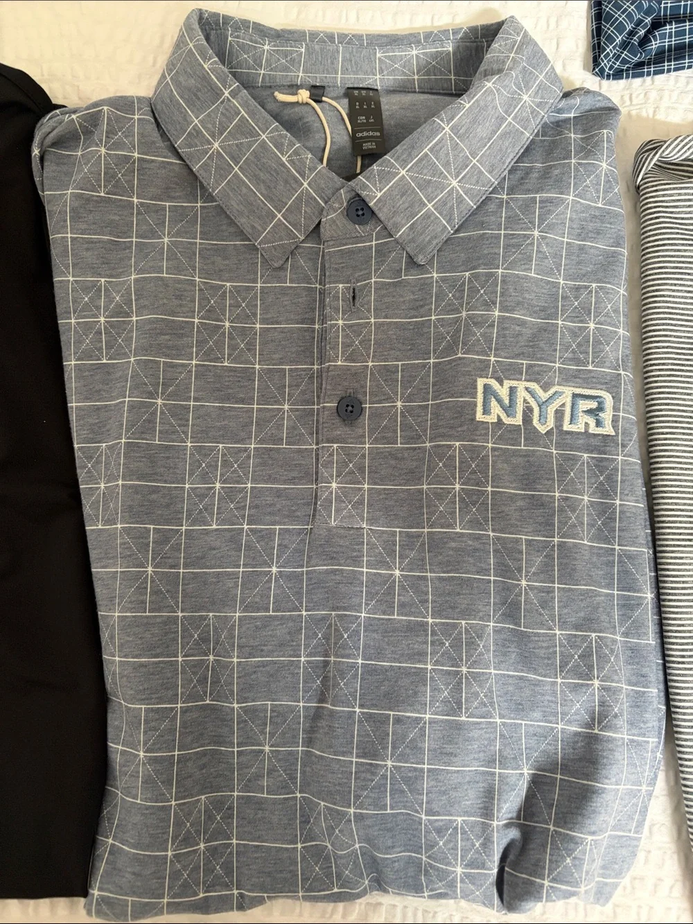Adidas NYR 5 golf shirt bundle..XL